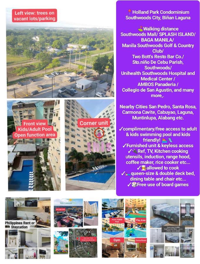 Budget Accommodation Holland Park Condominium Southwoods Binan Laguna Jalang 外观 照片
